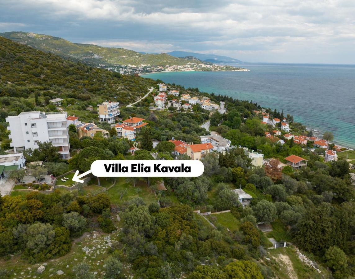 Villa Elia Kavala - Mediterranean Holiday Villa Paleo Tsifliki Exterior photo